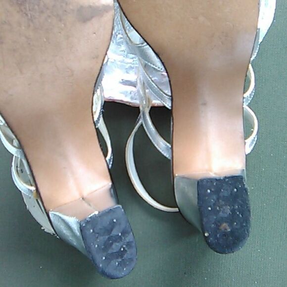 Vintage Fascinators Silver Heels - Picture 6 of 8